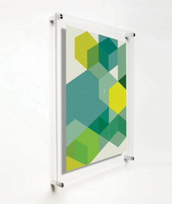 Wall Mounted Acrylic Poster Frame