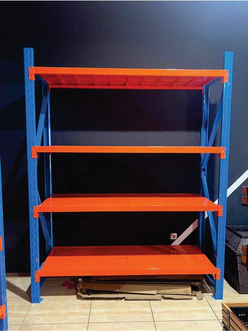 Supermarket and warehouse shelves