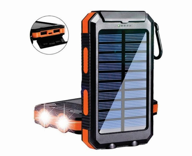 4 in 1 Portable Solar Power Bank 20000mAh