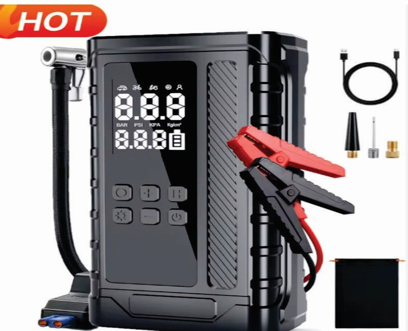 Vehicle Jumper Starting Battery & tire inflator